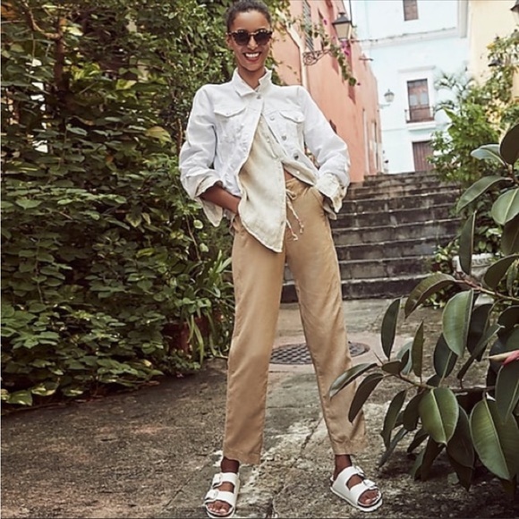 J.Crew Denim Jacket In Ecru Wash - Picture 9 of 9